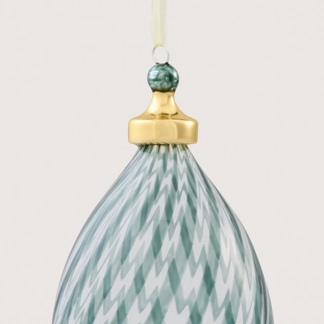 Sheridan Vertical Stripe 16.5cm Clear Finial