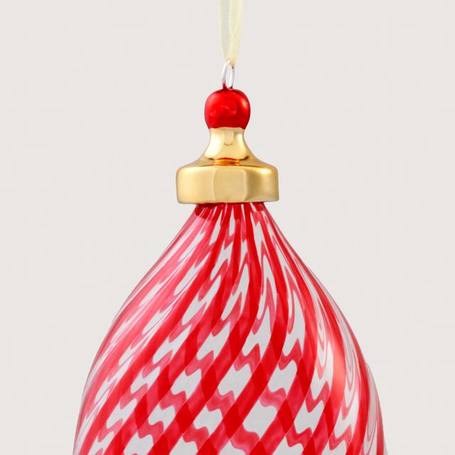 Sheridan Vertical Stripe 16.5cm Clear Finial