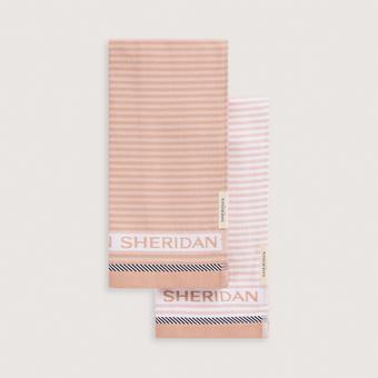 Sheridan Vita Logo Tea Towel Set - Two Pack