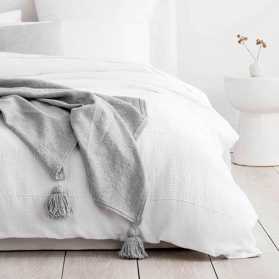 Sheridan Warrick Throw Grey