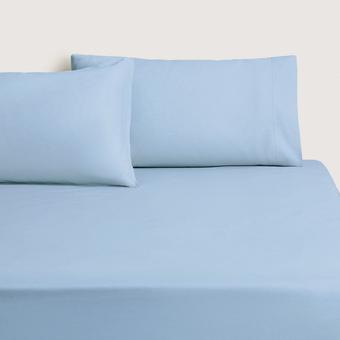 Sheridan Washed Linen Cotton Fitted Sheet (daylight)