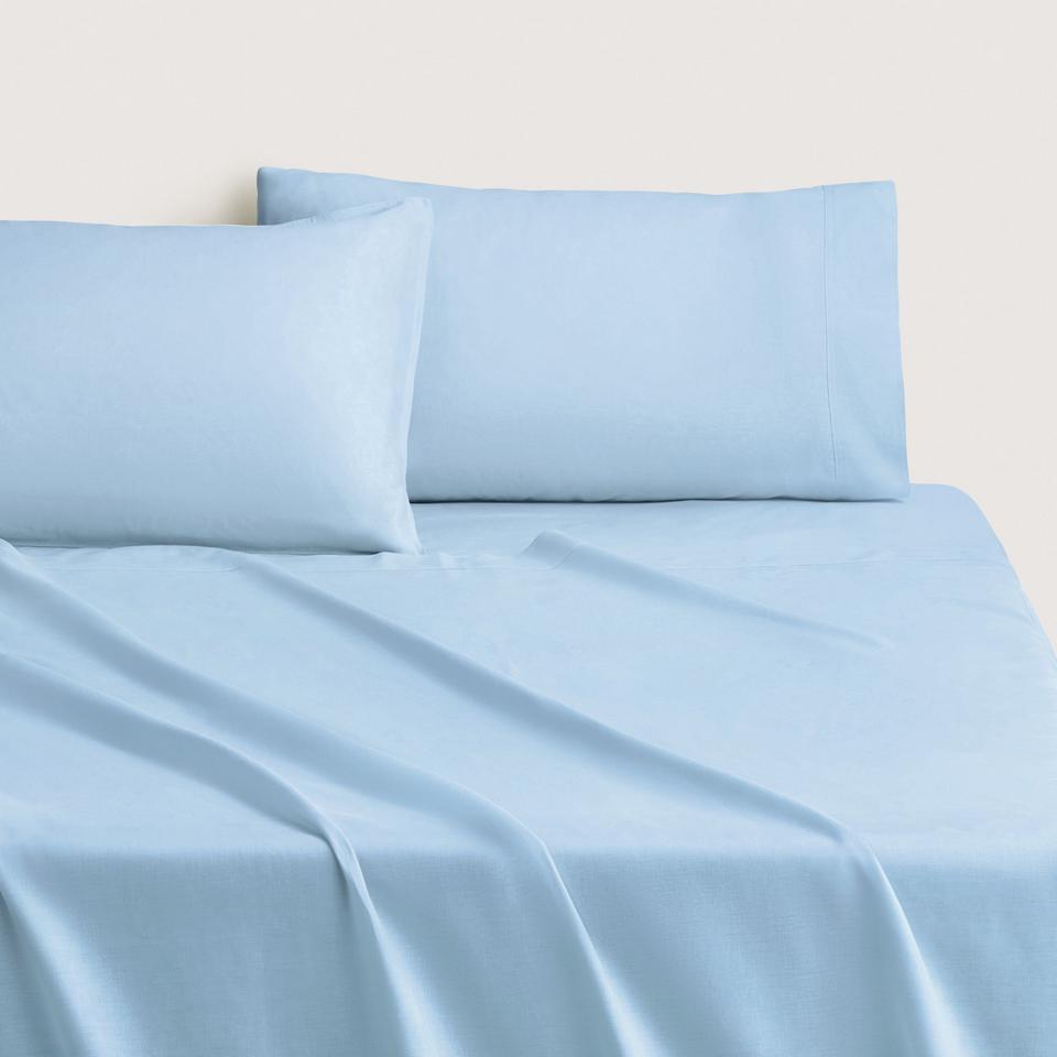 Sheridan Washed Linen Cotton Flat Sheet