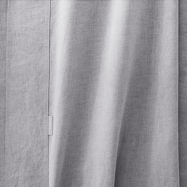Sheridan Washed Linen Cotton Flat Sheet Grey