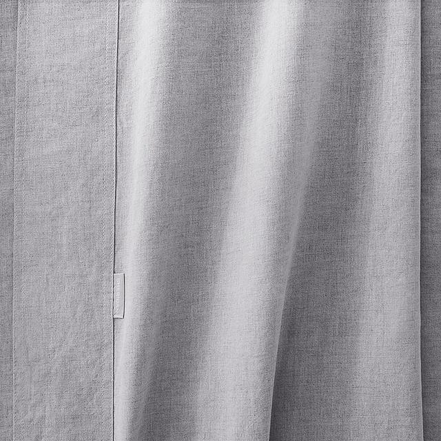 Sheridan Washed Linen Cotton Flat Sheet Grey
