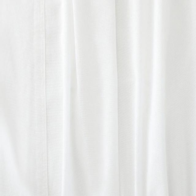 Sheridan Washed Linen Cotton Flat Sheet White