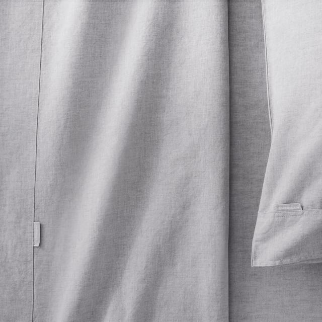 Sheridan Washed Linen Cotton Pair Pillowcase Grey
