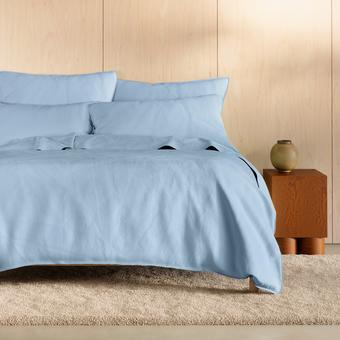 Sheridan Washed Linen Cotton Quilt Cover Set (daylight)