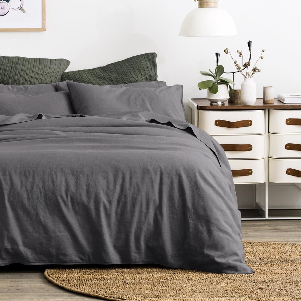Sheridan Washed Linen Cotton Quilt Cover Set