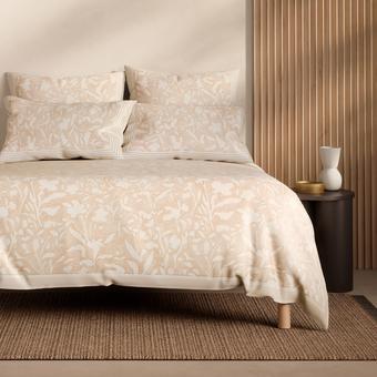 Sheridan Zaella Quilt Cover Set (Natural)